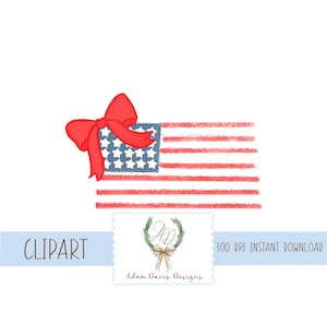 Drapeau américain | Etats-Unis | Art numérique| Invitation drapeau patriotique | clipart drapeau | Clipart numérique | Clipart 4 juillet | clipart drapeau des Etats-Unis