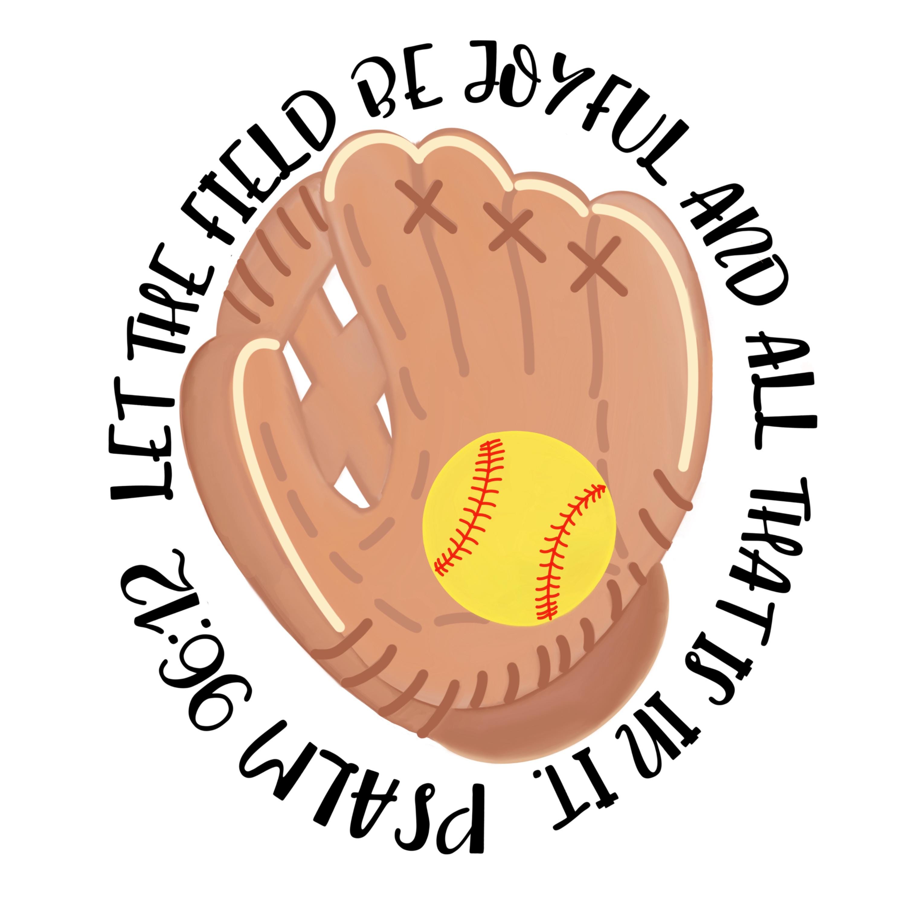 Softball | Softball Glove Scripture | Softball Glove Clipart | Softball  Glove Invitation | Softball Clipart | Softball Glove Preppy - Etsy, image size:3000x3000