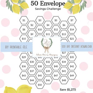 Savings Challenge l Save 500 l Budget tracker l Printable Savings Challenge l Finance Savings Challenge l Savings Tracker l Vacation Fund
