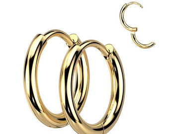 14K Real Gold 1 Pair of Hoop Earrings REAL GOLD 14K High quality Hoop earrings women's men's hoop.