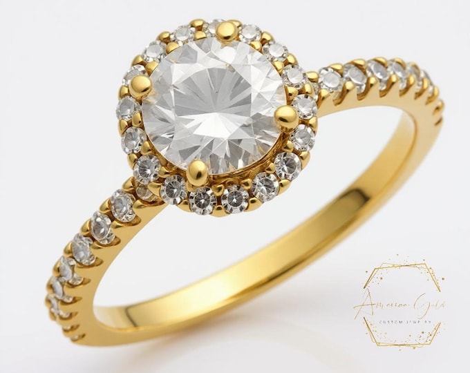 14K Solid Gold "Tiffany" Ladies Engagement Bridal Set Ring Brand New 2.70 Grams