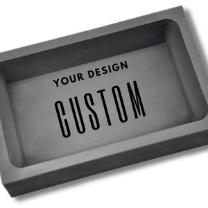 CUSTOM! 5lb GRAPHITE MOLD - 5lb Copper Ingot Mold for Metal Casting