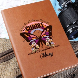 Personalized Prayer Journal For Women Custom Positive Affirmations Journal Christian Gift Religious Gift for Girls Journal God Says You Are