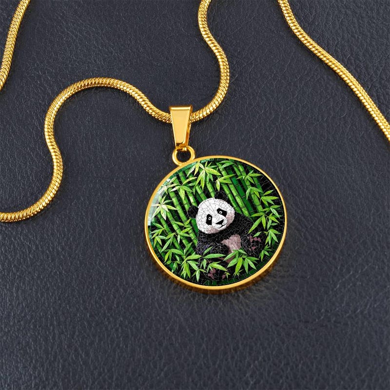 Panda Necklace - Etsy