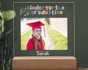 Graduación de jardín de infantes, cartel de graduación de jardín de infantes, clase de 2036, marco de fotos de regalo de graduación de jardín de infantes, regalo de graduación de jardín de infantes
