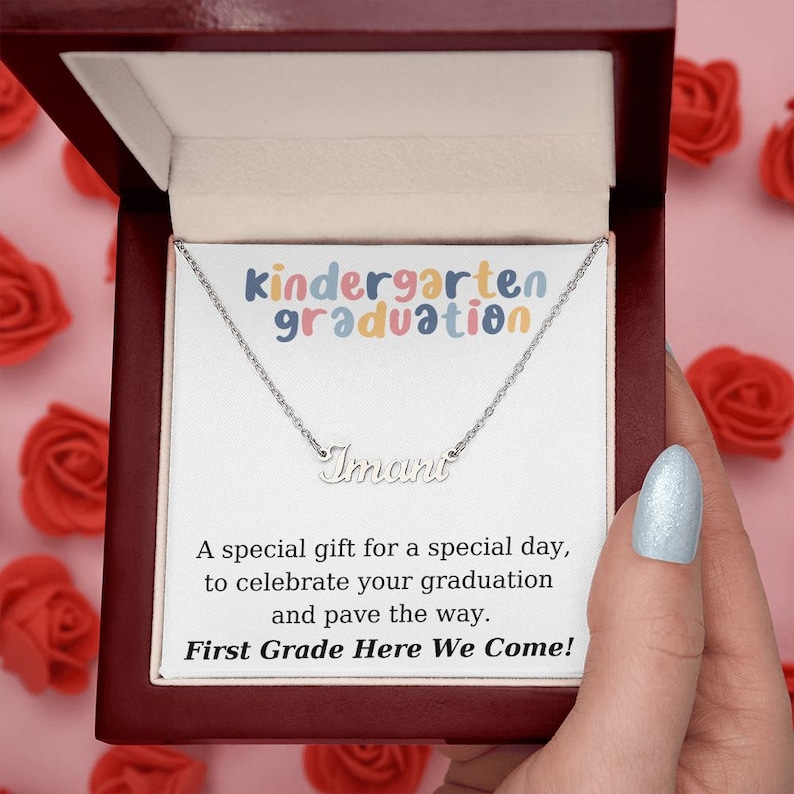 Kindergarten Graduation - Personalized Name Necklace