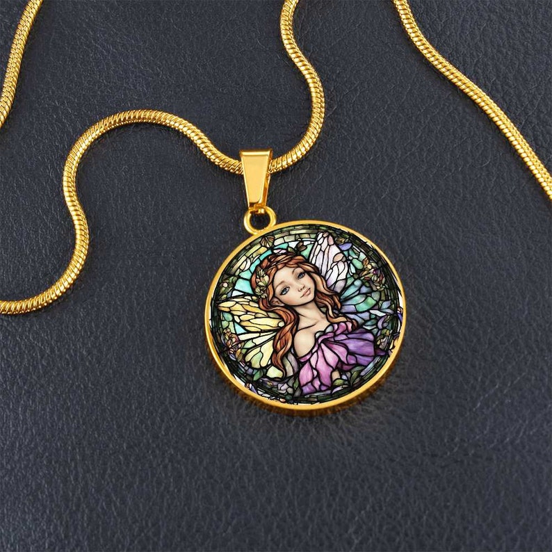 Fiary Engraved Necklace