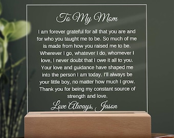 Sentimental gifts for mom from son, Christmas gifts for mom, Mom gifts from son, Gift for mom from son, Mother birthday gifts, Mothers Day