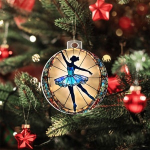 Ballerina Ornament, Dance Ornament, Ballet Ornament, Girl Christmas Ornament, Ballet Gift, Gift For Ballerina, Gift For Dancer, Christmas