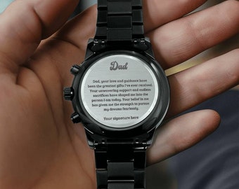Papa Uhr Geschenk von Tochter, Vater der Braut Uhr Geschenk von Tochter, Vater der Braut Geschenk, Hochzeitsgeschenk für Vater von der Braut