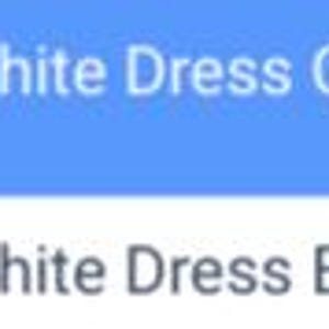 Puede incluir: Un fondo azul con texto blanco que dice "3 White Dress Green Robe" y "4 White Dress Black Gown".