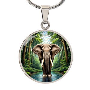 Personalized Elephant Necklace, Custom Engraved Boho Elephant Pendant, Personalized Jewelry gift for women, Elephant Lovers, Christmas Gift