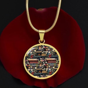 Book Jewelry Gift for Book Lovers Book, Library Book Necklace, Librarian Gift Book Jewelry Gift for Book Lovers, Reader Gift for Friend