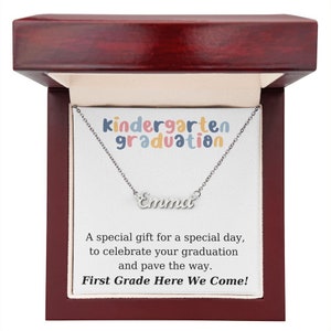 Kindergarten Graduation - Personalized Name Necklace