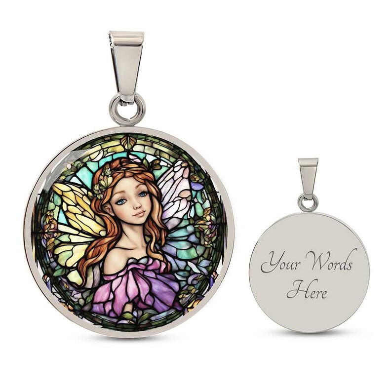 Fiary Engraved Necklace