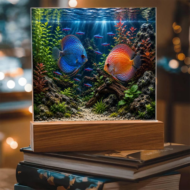 Acrylic Block Aquarium - Etsy