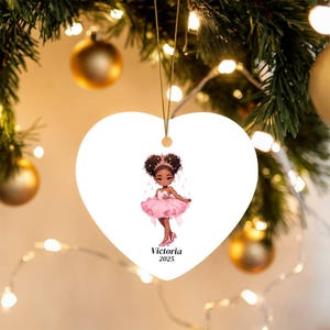 Personalisierte Ballerina-Verzierung, Geschenk für Tänzer, Ballett-Weihnachtsgeschenk für Mädchen, Mädchen-Weihnachtsverzierung, Weihnachtsstrumpf, Team-Geschenke