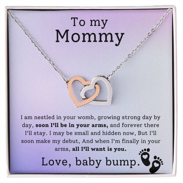 Baby Bump Necklace Etsy
