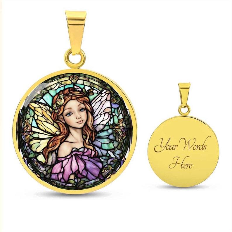 Fiary Engraved Necklace