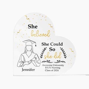 Personalized Graduation Gift, Graduation Plaque, Graduation Gift for