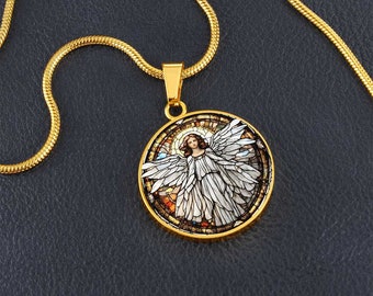 Collar de ángel, collar conmemorativo, ángel de la guarda, pérdida del padre, regalo de duelo, pérdida de la madre, collar de recuerdo, joyería conmemorativa