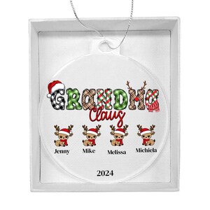 Grandma Ornament, New Grandma Gift, Baby Announcement, Grandma Custom Ornament, New Baby Reveal gift, Mothers Day Gift for grandma, Acrylic immagine 10