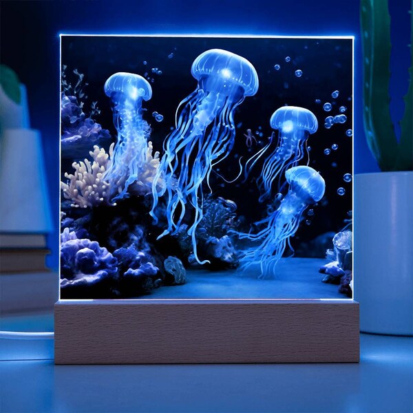 Jellyfish Light Etsy