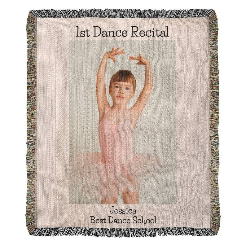Dance Blanket, Personalized Blankets and Throws, Dance Gifts, Dancer