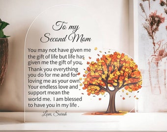 Gifts for second mom, Bonus mom gifts, Unbiological mom gifts, Gift ideas for someone like a mom, Step mom gift, Stepmom Christmas Gift