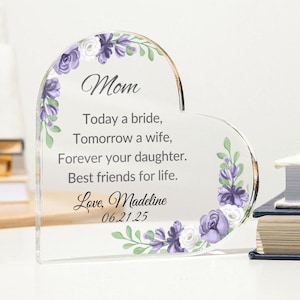 Mother of the Bride Gift, Personalized Gift for Mother of Bride, Mother of the Bride Gift from Bride, Mother Wedding Gift, Wedding Keepsake