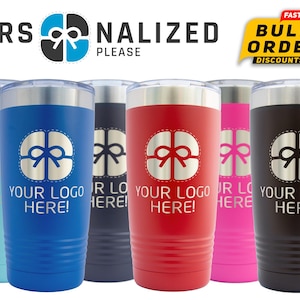 Custom Engraved Logo Tumbler: Stainless Steel Corporate Gifts