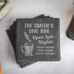 Funny bar coasters discount