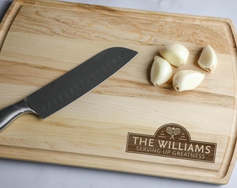 Custom Tennis Cutting Board: Personalized Family Kitchen Decor