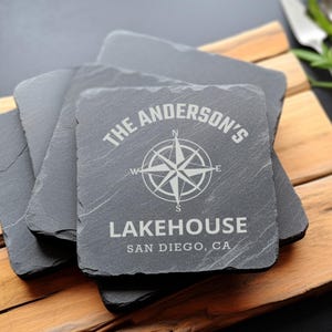 Decorative Nautical Coasters - Ideal for Coastal and Beach House Decor