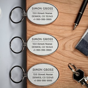Custom White Leather Luggage Tag: Personalized Travel Bag Accessory