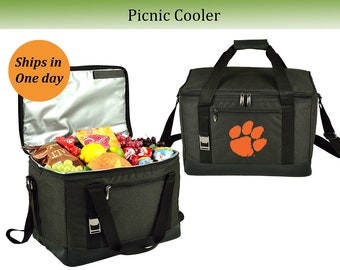 Clemson Tigers Insulated Leakproof Picnic Cooler Graduation Gift Tailgating Game Day Picnics Alumni Holiday Gift