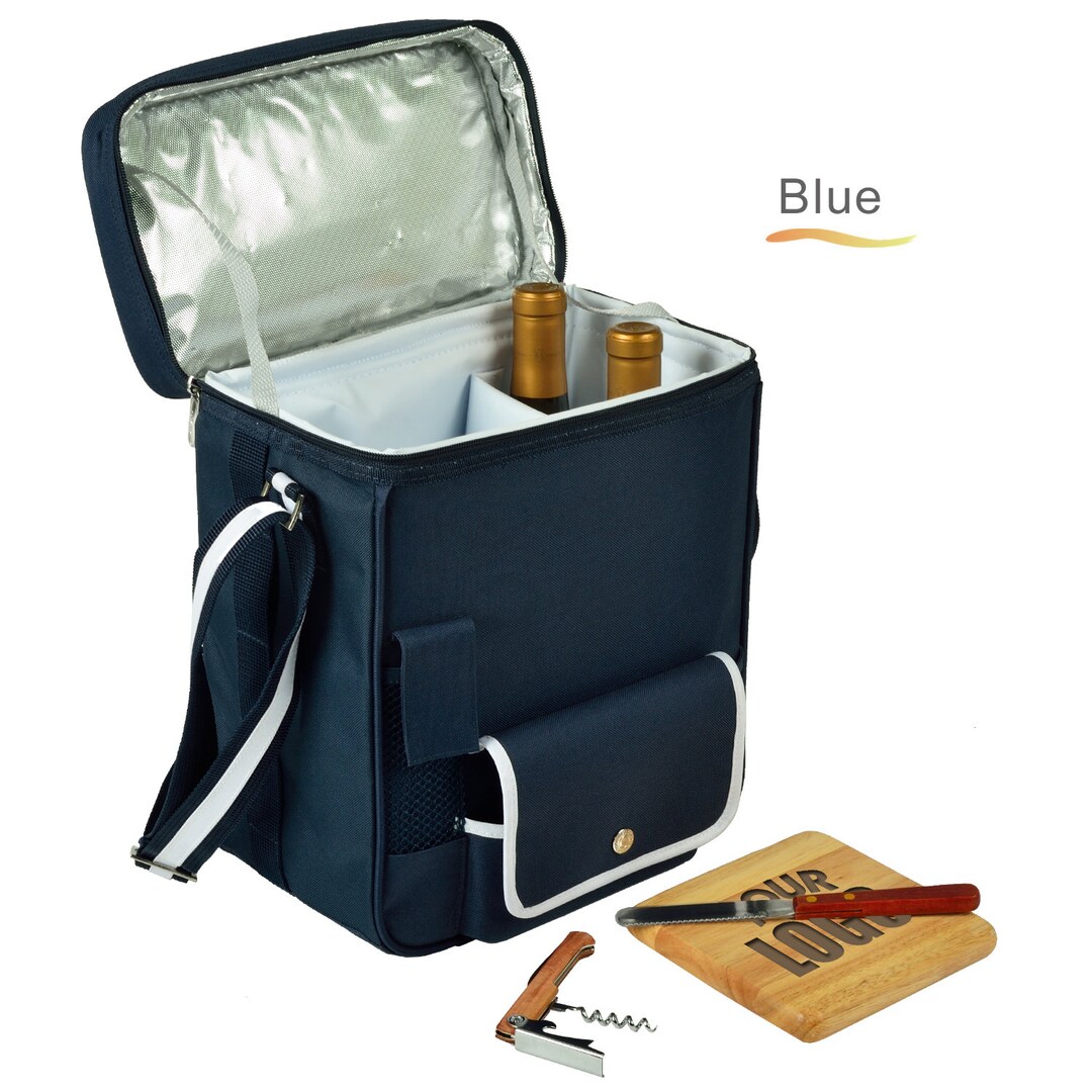 Wine and Cheese Picnic Basket for 2 Custom Business Gift/ Etsy