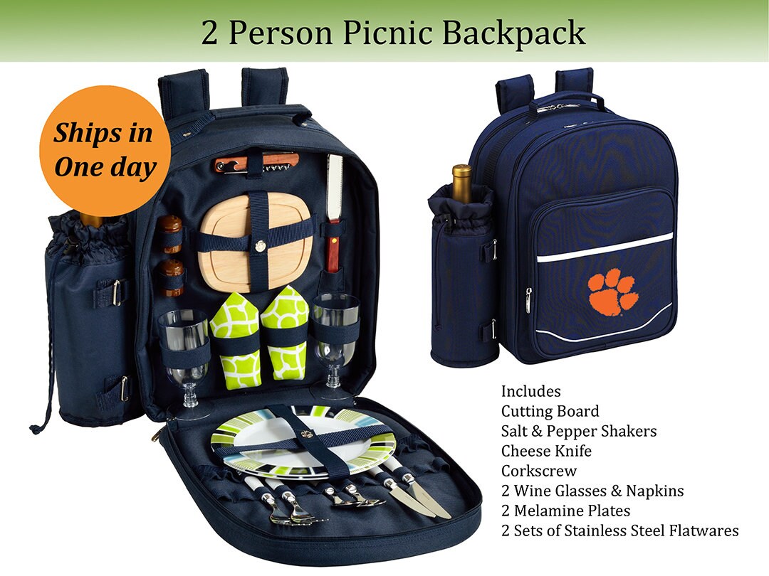 Picnic Backpack Picnic At Ascot 2 Person With Cooler & Wine Holder ...