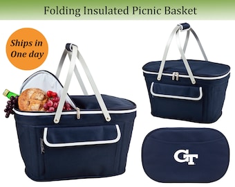 Georgia Tech Insulated Leakproof Picnic Cooler Graduation Gift Tailgating Game Day Picnics Alumni Holiday Gift