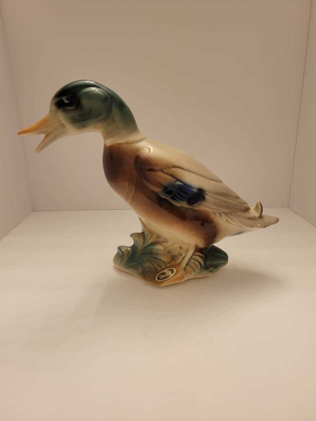 Vintage Ceramic Mallard Duck, Etsy