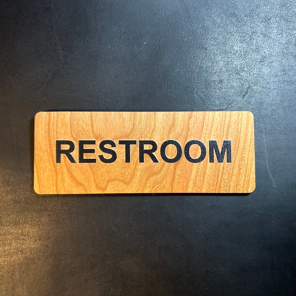 Bathroom Door Signs Etsy