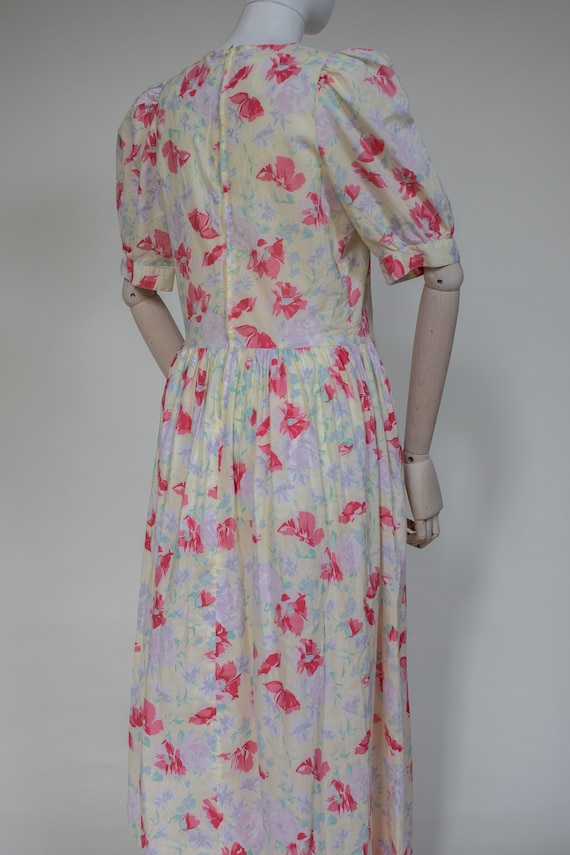 Vintage Laura Ashley Sundress 90s | Tea dress pas… - image 5