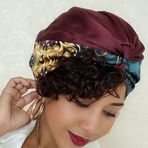 Acheter Bonnet en satin pour dormir -artisanale- – Kaysol Couture