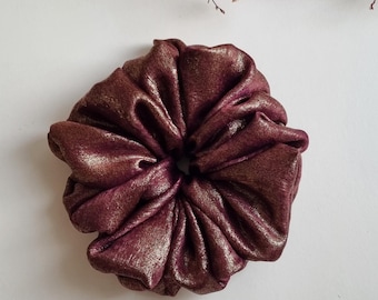 Fluffy scrunchie, chic scrunchie, elegant hair scrunchie, gift for her, hair accessory, Valentine's Day gift