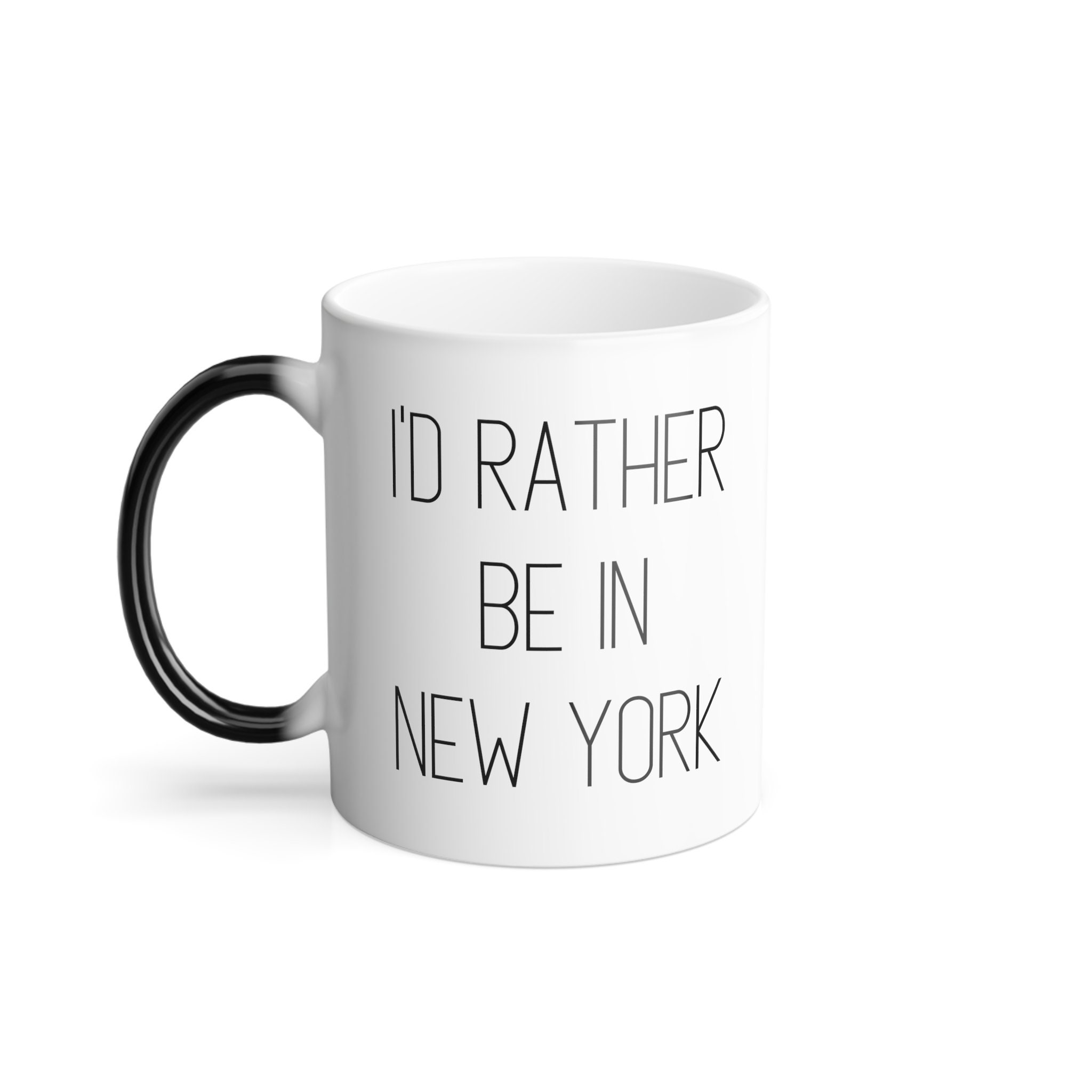 Discover New York Mug New York City Mug New York Lover Gift I'd rather be in New York Mugs
