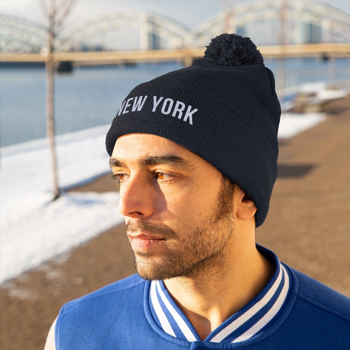 mens pom hat