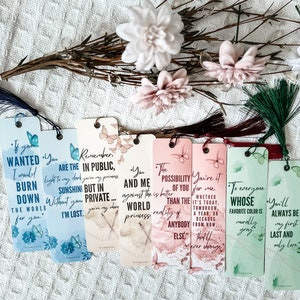 Love, Games, Hate, Lies Book Inspired Bookmarks| Romance Readers | Laminated with Tassel | Book Club Gift | Smutty Bookmark | Reader Gifts