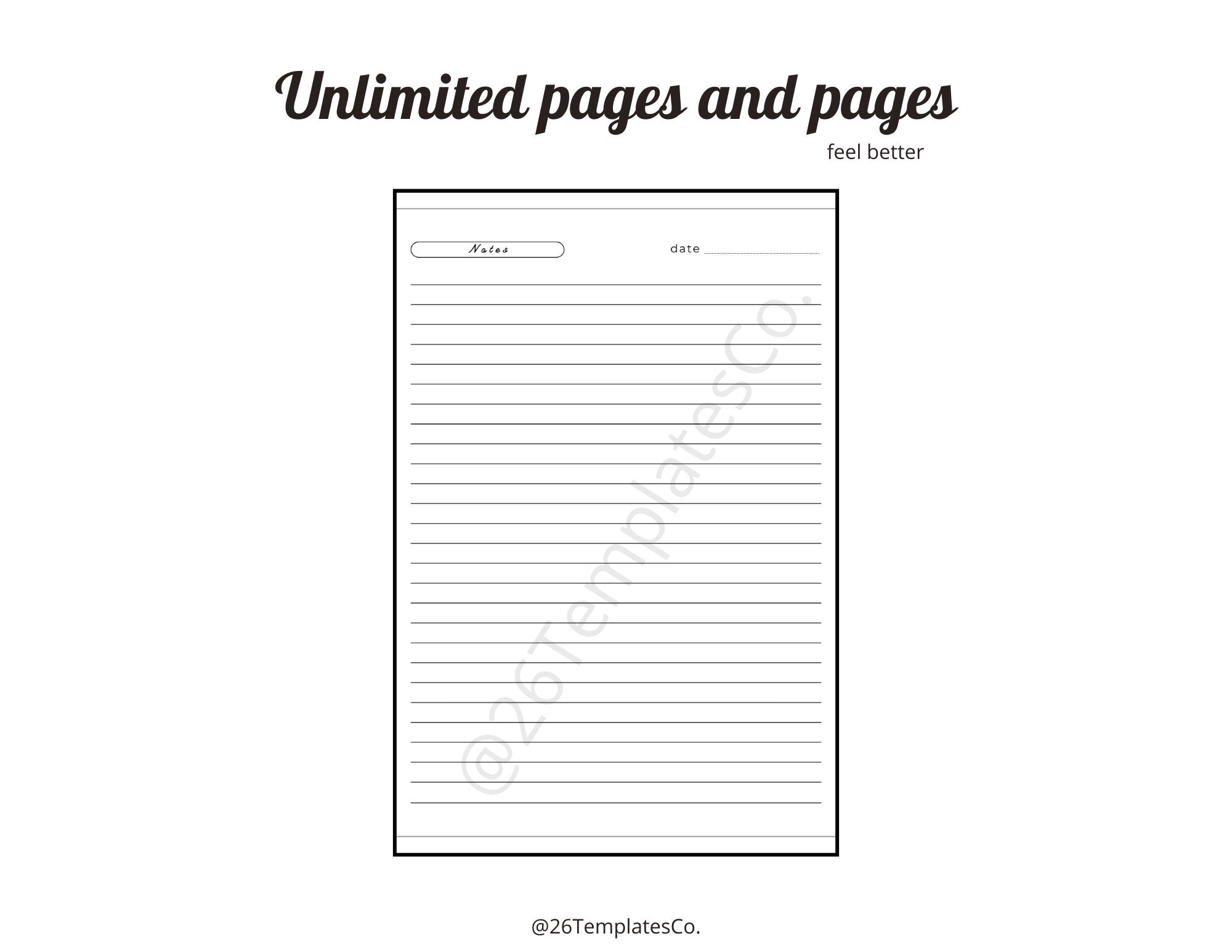 Photo inspiration: Fresh Look at Minimalist Journal Pages Printable Booklet Layout Pdf