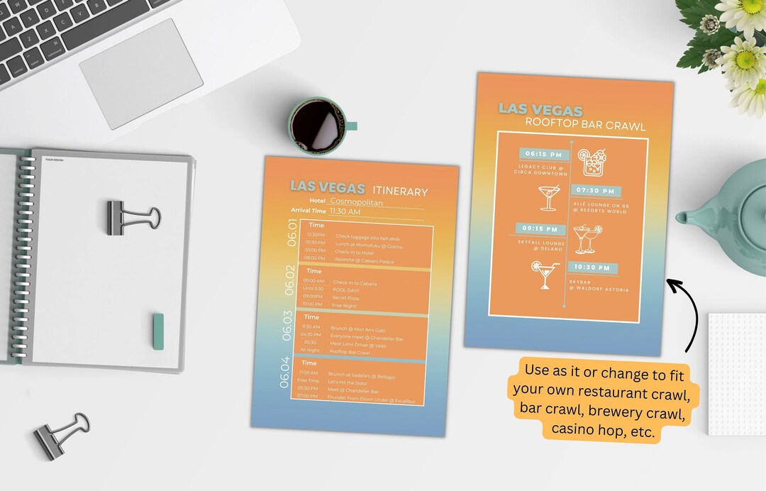 Las Vegas Itinerary Template Editable in Canva Las Vegas Etsy Las Vegas Itinerary Template Editable in Canva Las Vegas Etsy