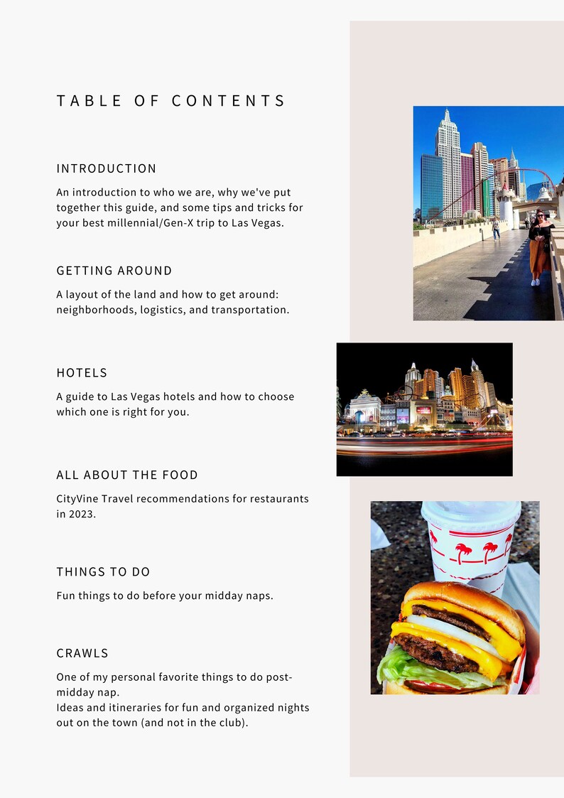 Las Vegas Travel Guide, Digital Travel Guide, Vegas Travel Essentials